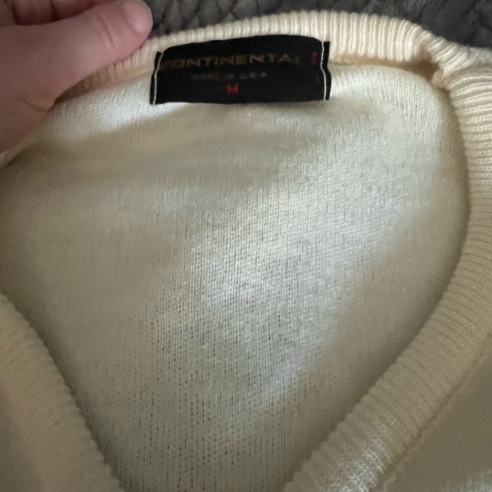 Soft yellow vintage sweater